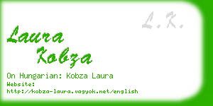 laura kobza business card